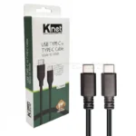 کابل تایپ سی کی نت مدل KNET K-CUCC2012 USB-c to USB-C 1.2M