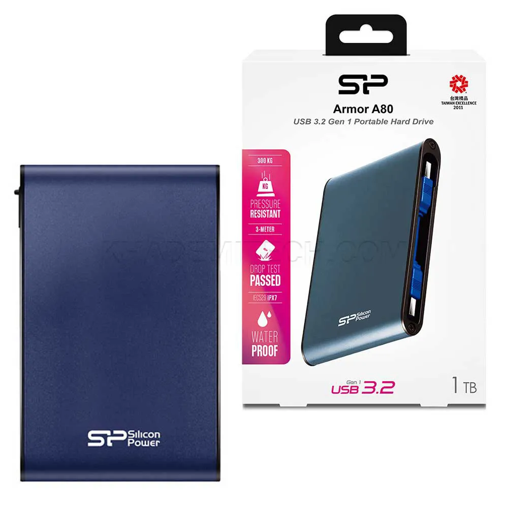 8bb3af57d2f710defd3cfb9ad1c2a0cea506583505cd2dbc0e9c30a948ca1755.webp هارد اکسترنال سیلیکون پاور مدل Armor A80 1TB سرمه ای