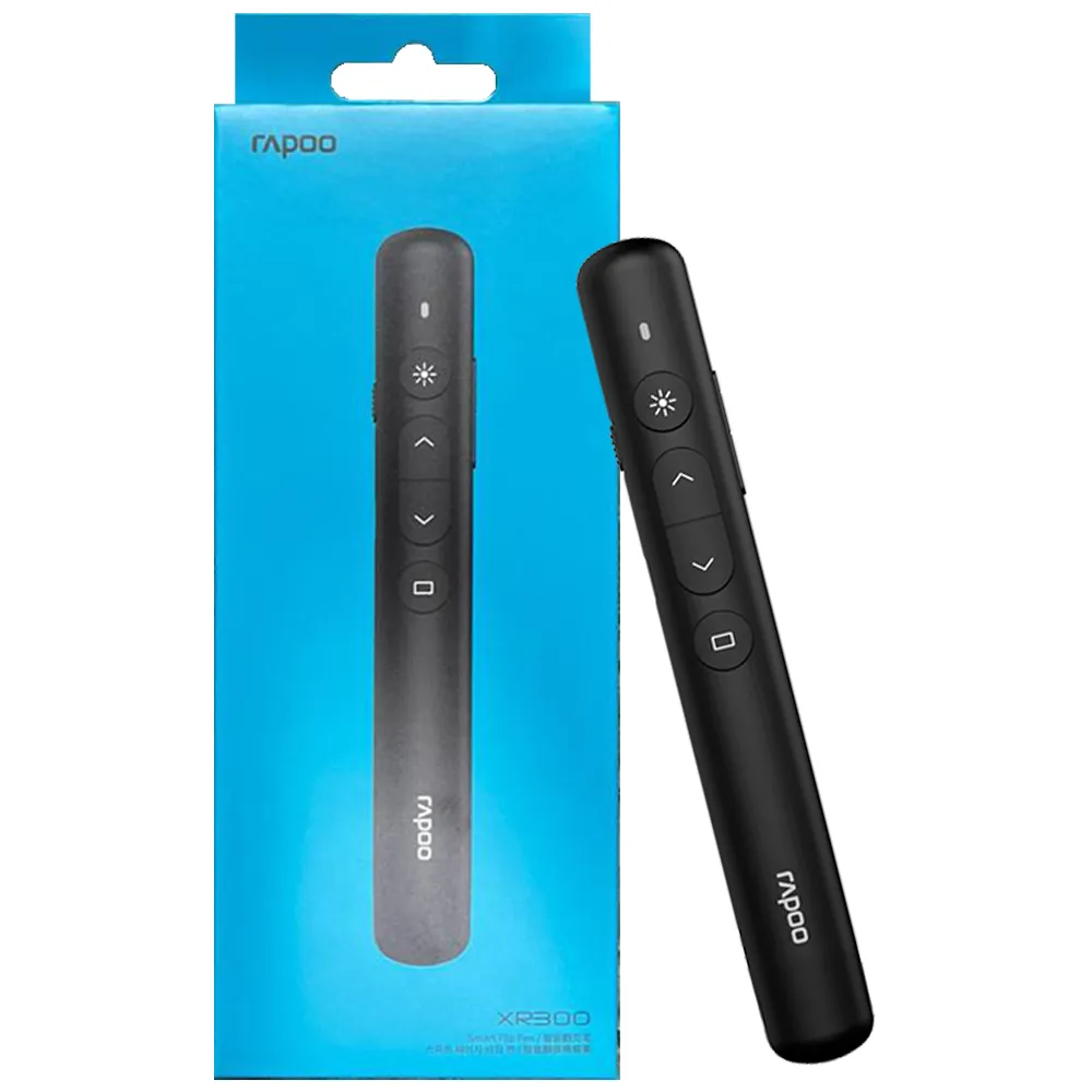8be0476d4c87ad1cb382e3faed6dd594cca4f9250df8776e2e3a57769d59b427.webp قلم پرزنتر رپو مدل XR300 RAPOO مشکی