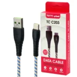 کابل تسکو مدل TSCO TYPE-C 1M TCC203 آبی سفید
