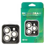 محافظ لنز شابلون دار مدل IPHONE 17Pro/17Pro Max نقره ای