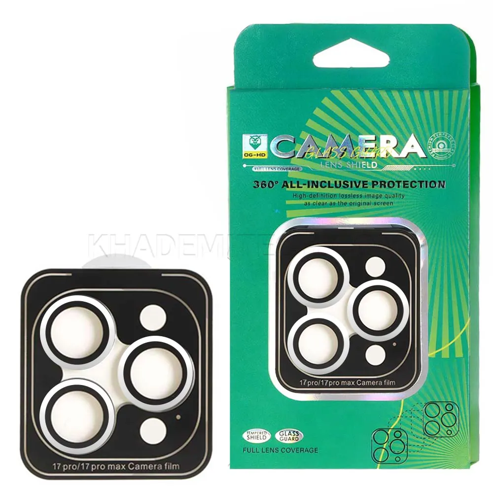 8d4cd8158aec4ee4d388e31e35e364d63df9767c2b933207b784d7f4a5fc2580.webp محافظ لنز شابلون دار مدل IPHONE 17Pro/17Pro Max نقره ای