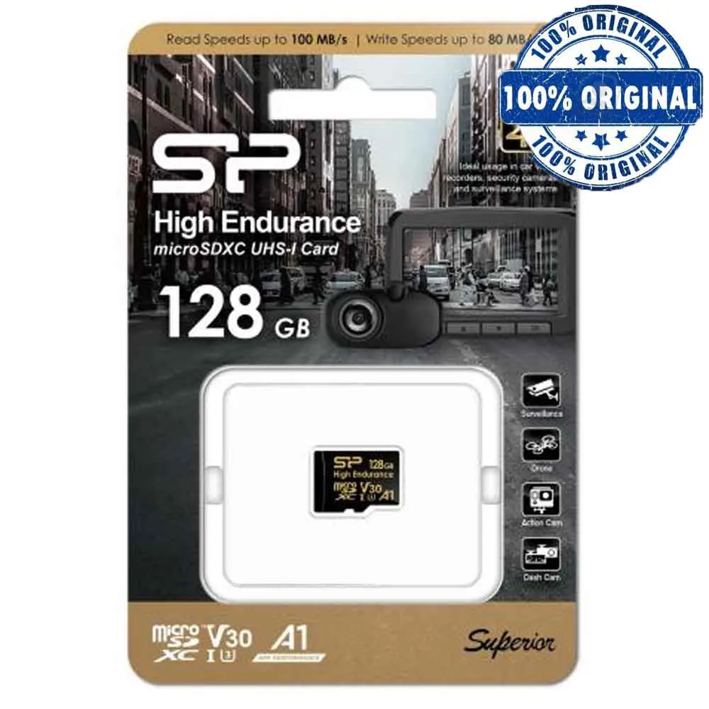 8d896711dfa6fda3b6e83337ed434958a3189154bda74bbf9d87c84b7c4a0f6e.webp رم میکرو سیلیکون پاور مدل Silicon Power Golden Series Superior U3 V30 A1 4K 128GB