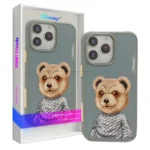 قاب اپل مدل Nimmy Big Eyes Bear IPHONE 15 ProMax نچرال