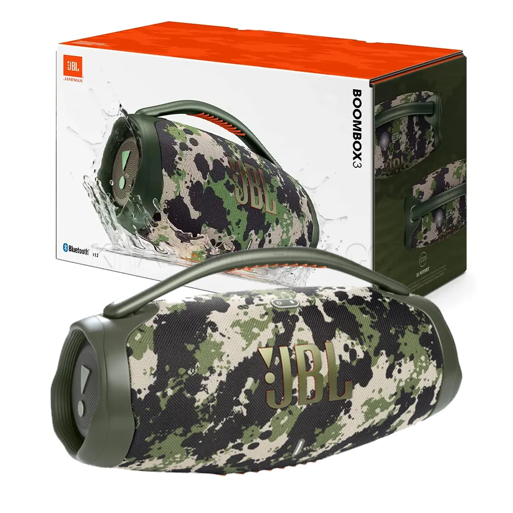 909cb4ecaccc144f075d42734c2d0eaad5c86678954aae9af69ebb270b25af13.webp اسپیکر پرتابل جی بی ال مدل JBL BoomsBox3 چریکی