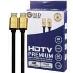 کابل گلد اسکار مدل GoldOscar HDMI 1.5M 4K سرطلایی