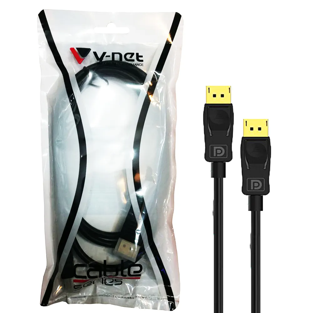 9151084292b423a164c6a5594da489410aaccb1c367908defeea83839df2d955.webp کابل Display Port وی نت مدل V-NET V-CDPDP015 DISPLAY 1.5m