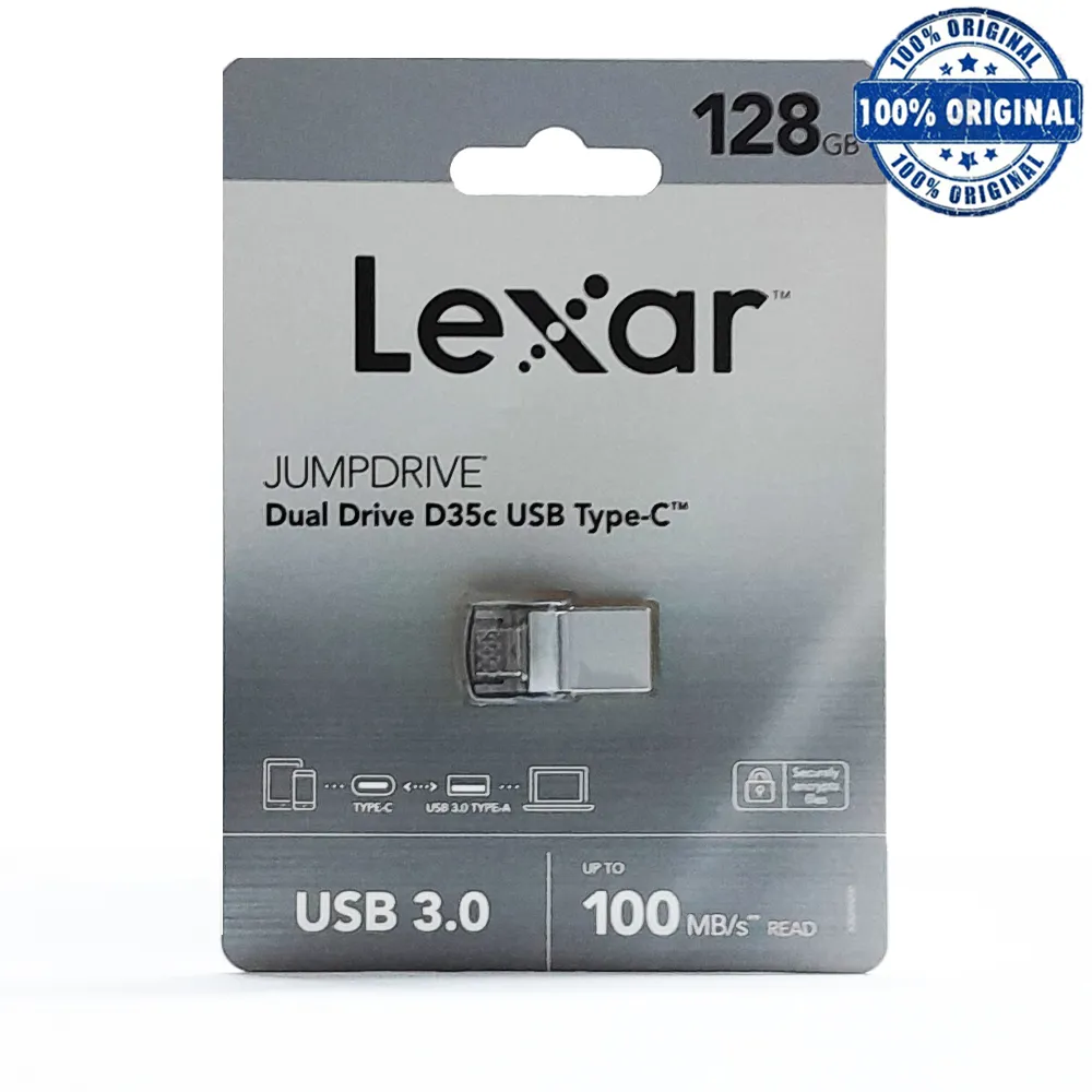 918b9c874e7ccf6eced86b299446270b1db64fbe08d96a97397eb1db82a85a59.webp فلش لکسار LEXAR D35 USB3 TYPE-C 128G