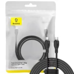 کابل بیسوس مدل 100W TYPE-C P10355702111-B1 BASEUS PD BLACK گارانتی آونگ