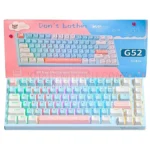 کیبورد بی سیم گیمینگ اونیکوما مدل ONIKUMA G52 آبی