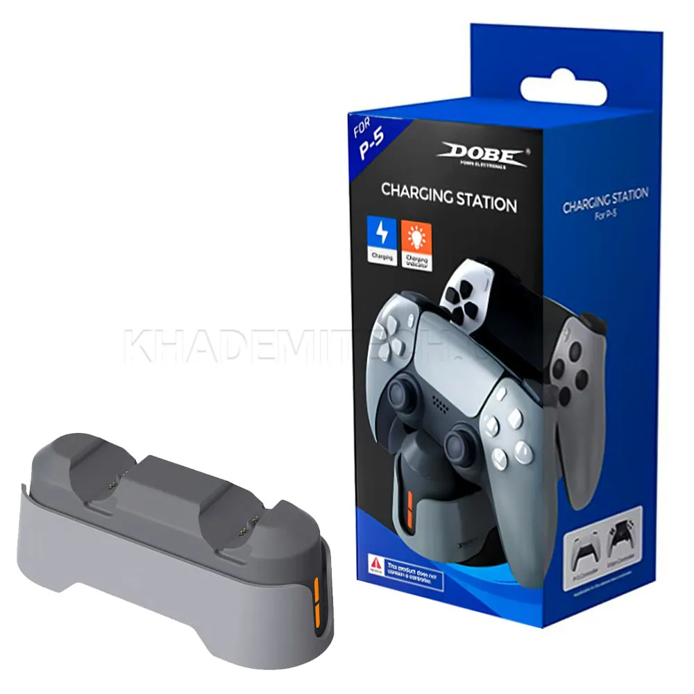 92c7f5cd5dfaab50ecaf74447cacb7675bbf36f5c4e83d406507612c03297c30.webp پایه شارژر دسته دابی مدل DOBE TP5-1501X PS5