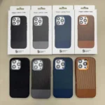 قاب اپل مدل VEGAN Leather IPHONE 16Pro نچرال