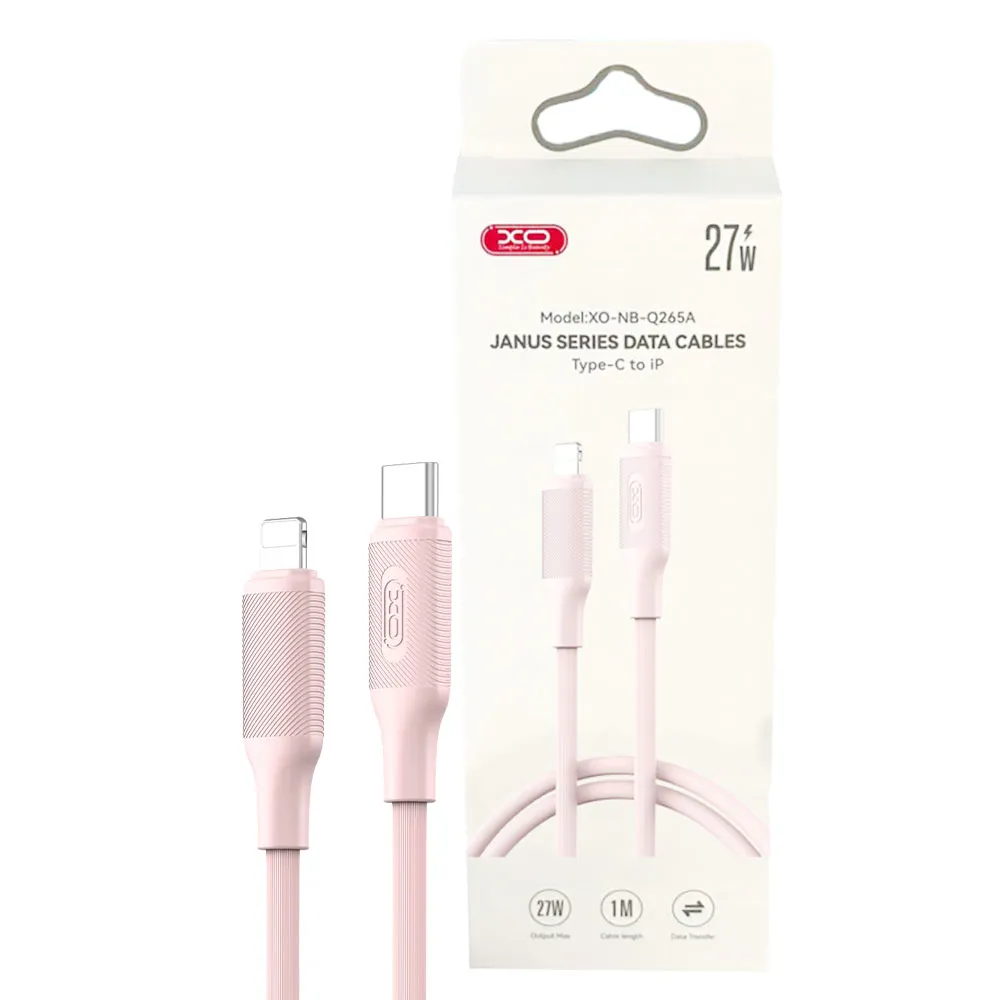 94040ac07b9559ed2a322c6b360c696436f02159b209157eb7e1a0d2919a4116.webp کابل شارژ لایتنینگ ایکس او مدل XO Q265A PD IPHONE صورتی