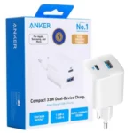 کلگی شارژر انکر مدل 33W ANKER A2331G21 PD سفید