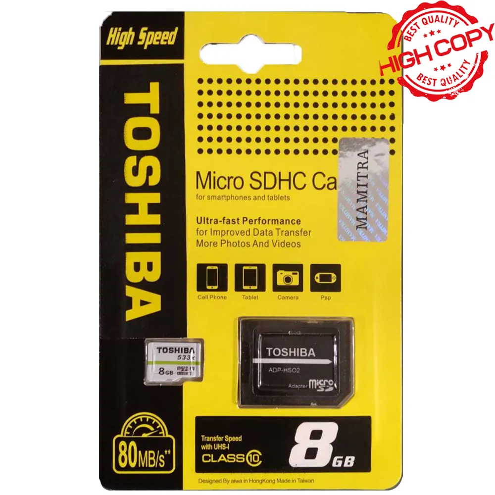 94102987a70e5f51f28ffa2691abbc508c75df2e28cb722ddd3a217a70d3fed6.webp رم میکرو توشیبا مدل TOSHIBA U3 80MG 8G گارانتی مادام العمر