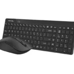 کیبورد و ماوس بی سیم سری اف استایلر ایفورتک مدل A4tech FG2300 مشکی