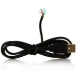 کابل تعمیری USB مشکی ضخیم 4 رشته