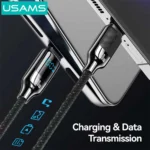 کابل تایپ سی یوسمز مدل Usams SJ742 PD TYPE-C مشکی