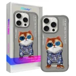 قاب اپل مدل Nimmy Cool Cute Little hipster IPHONE 16 ProMax نچرال