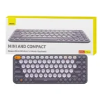 کیبورد بی سیم بیسوس مدل BASEUS K01A طوسی گارانتی آونگ