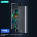 پاوربانک یوسمز مدل Usams CD165 65W 30000mAh مشکی
