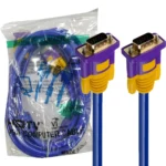 کابل مانیتورVGA.3M..آبی ROHS.3+9