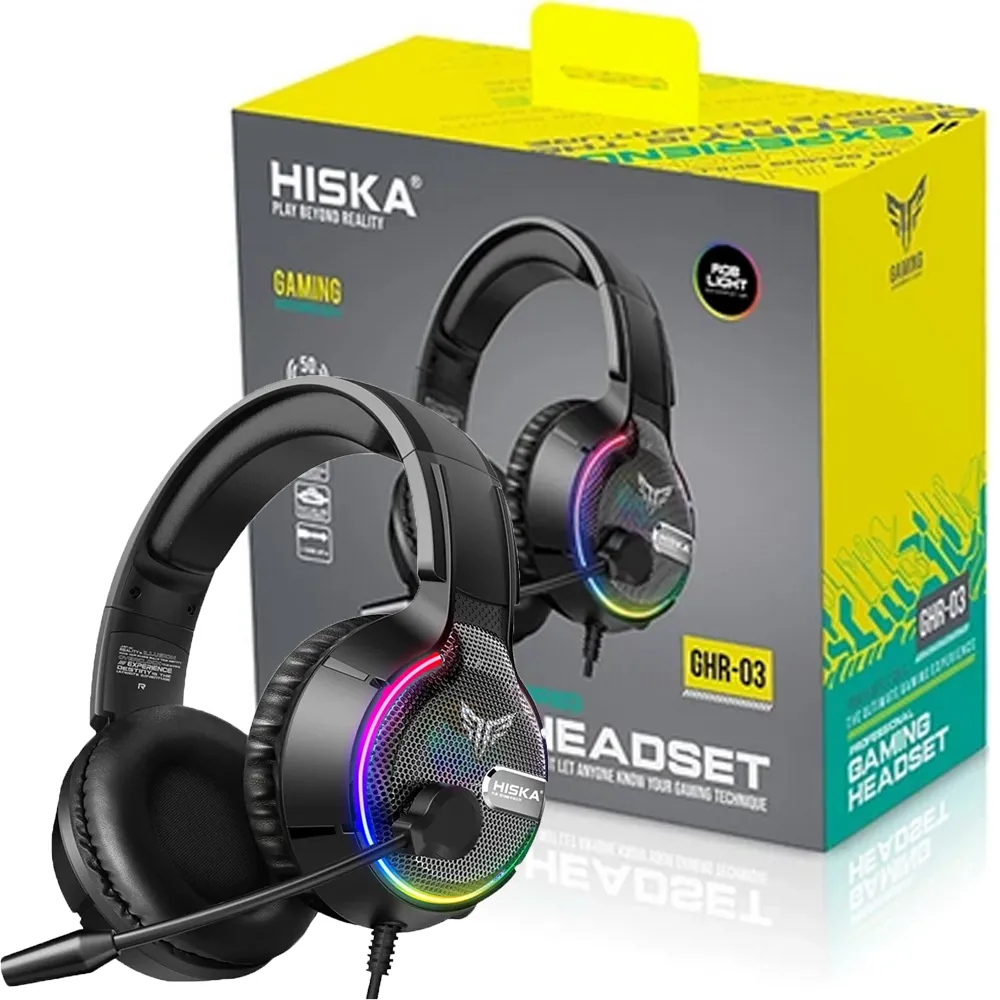 97338b32aa770955bcb447c721298ef4db1303b1cbf3dfa57a7db3b027a7b6e8.webp هدست سیم دار گیمینگ HISKA GHR-03