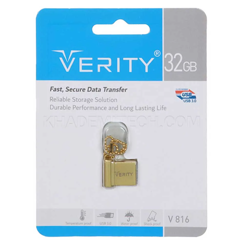 978ce52dd4393ae1d03f738e4be0192db26aa2580e180b6f59e7372588e41596.webp فلش وریتی مدل VERITY 816 USB3.0 32G