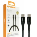 کابل تایپ سی ریورسانگ مدل RIVERSONG Lotus 11 PD 1M 60W