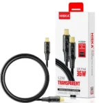 کابل شارژ هیسکا HISKA LX12CC TYPE-C PD