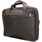 کیف لپ تاپ اداری LB35چرم قهوه ای