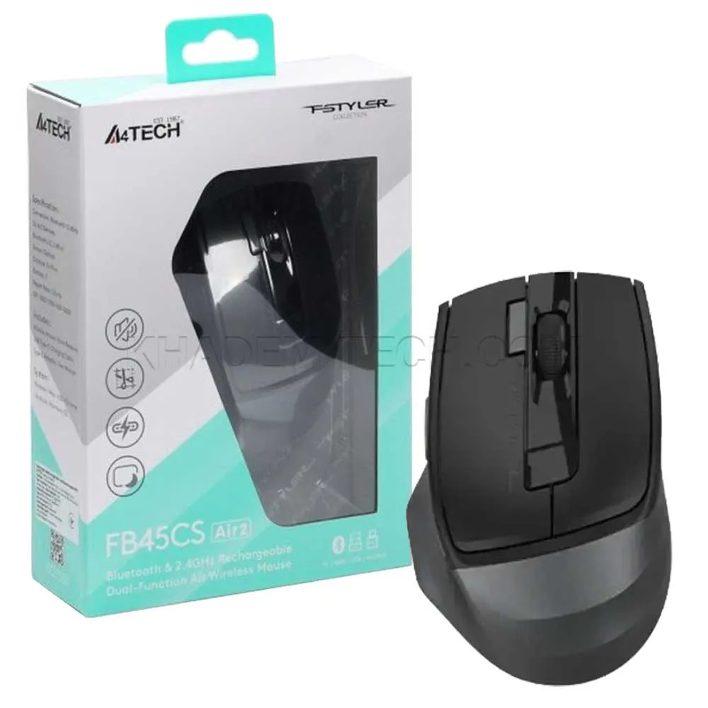 9992e7c48d0e9acba01d9ad6279371344d433bf03ba3352e8d474db110a847f2.webp ماوس سیم دار گیمینگ ایفورتک مدل A4TECH FB45CS Air2