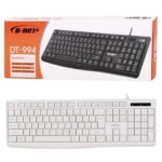 کیبورد سیم دار دی نت پلاس مدل +DT-994 D-NET سفید