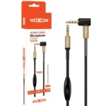 کابل صدا AUX موکسوم مدل MOXOM 1M AUX-42M مشکی
