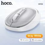 ماوس بی سیم هوکو مدل HOCO GM34 سفید طوسی