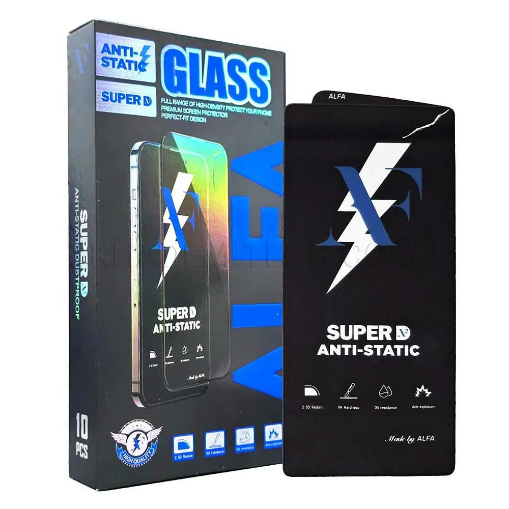 9b3703ff6f721bfed0d4920d9e5d2e34f1be43eefe7ce309dfe343bad16378f4.webp گلس آنتی استاتیک آلفا مدل ALFA AntiStatic IPhone +7/+8 سفید