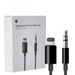کابل صدا اپل مدل IPHONE AUX 3.5mm مشکی گارانتی بوف