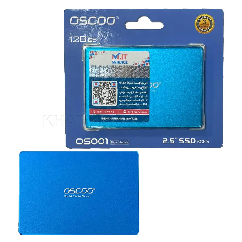 9dc6338a572d37bc73b698ce1c9e6783c9068d61c3aac394868ebadf08d1a9b3.webp هارد اینترنال اوسکو مدل OSCOO 128GB SSD Blue