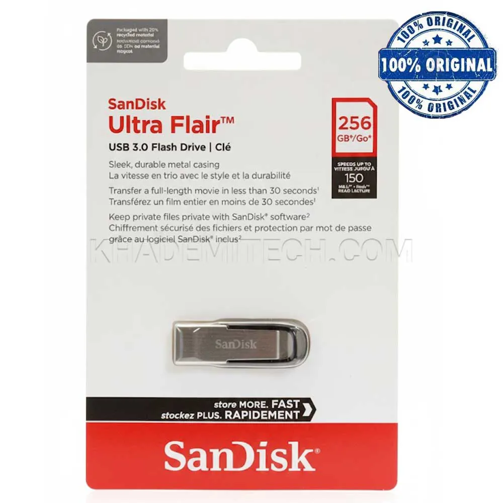 9e4fc878024d04c04b2cb604f3338c32bf6f5c1f1b0cb1813ce01cc9c9a328e2.webp فلش سندیسک مدل SANDISK USB3.0 FLAIR 256G