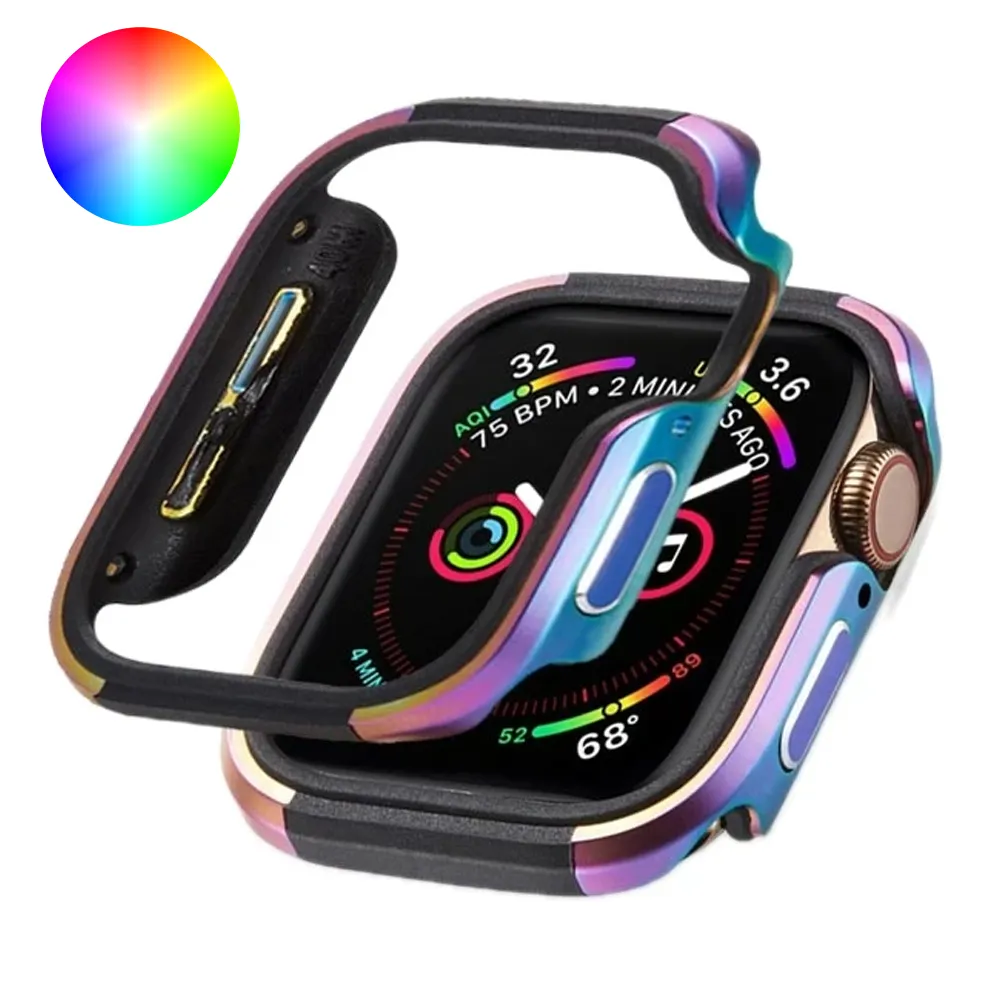9fa569de81fd92237f77cefcc5e3e3e5d0ce8785fead908d740b27505583a1db-1.webp محافظ Apple Watch چند رنگ KZDOO 49mm