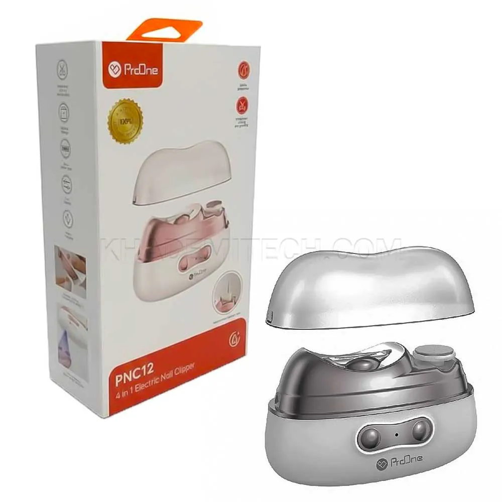 9fe58cd072ef6c2af5147b48c1c11c17c680c0debc0a766ec078be5bb9b26ea8.webp ناخن گیر هوشمند شارژی 4 کاره پرروان مدل PROONE PNC12 طوسی