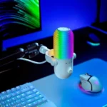 میکروفن رومیزی ریزر مدل RAZER SEIREN V3 CHROMA سفید