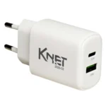 شارژر کلگی کی نت مدل KNET 25W 2PORT PD+USB