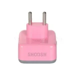 تبدیل سه به دو تایمر دار شوش مدل SHOOSH SH90 صورتی