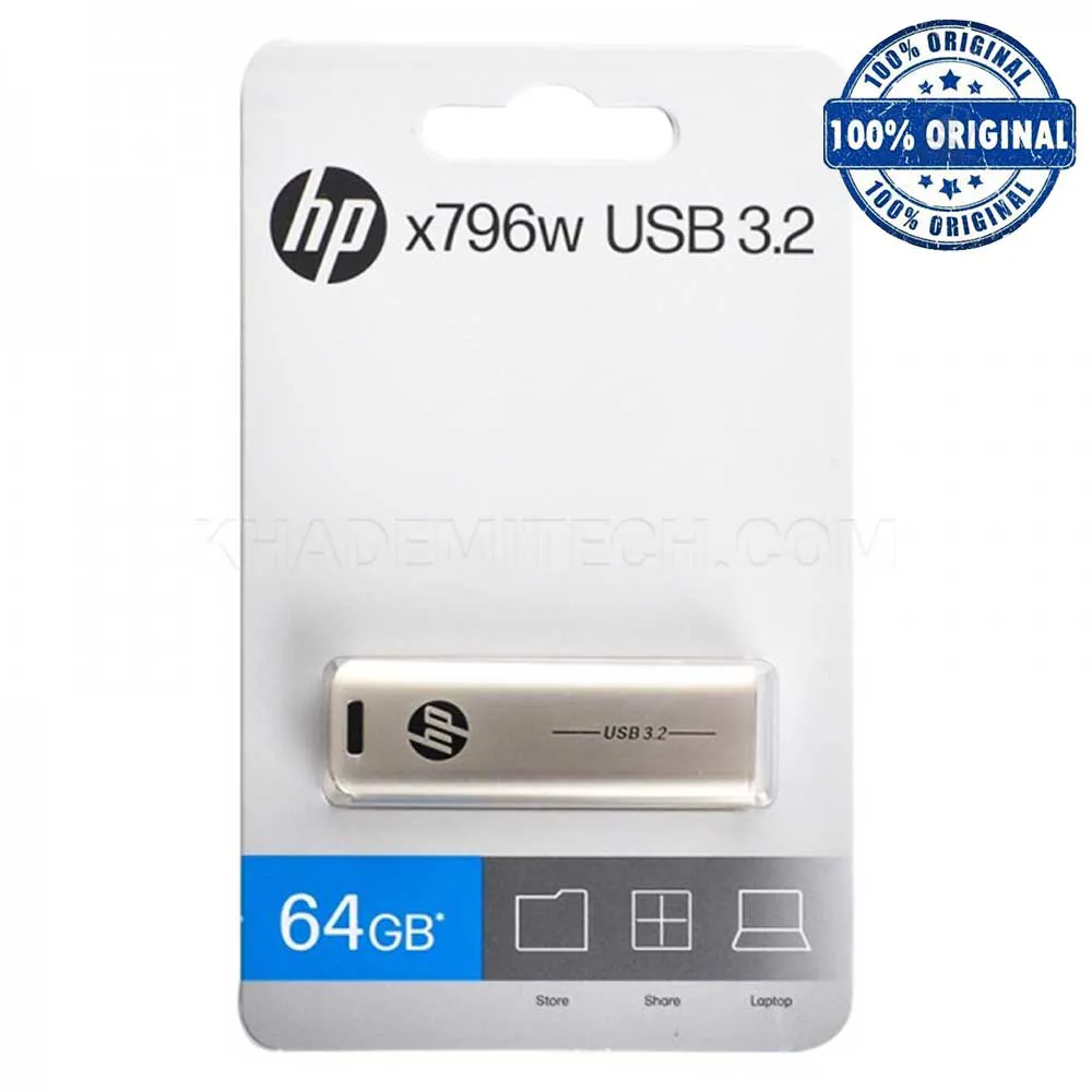 a2987b4fbc23449170cba85eb7b1323cff48639fadf630f2c2816d91921dbfb4.webp فلش اچ پی مدل HP USB3.2 x796w 64G