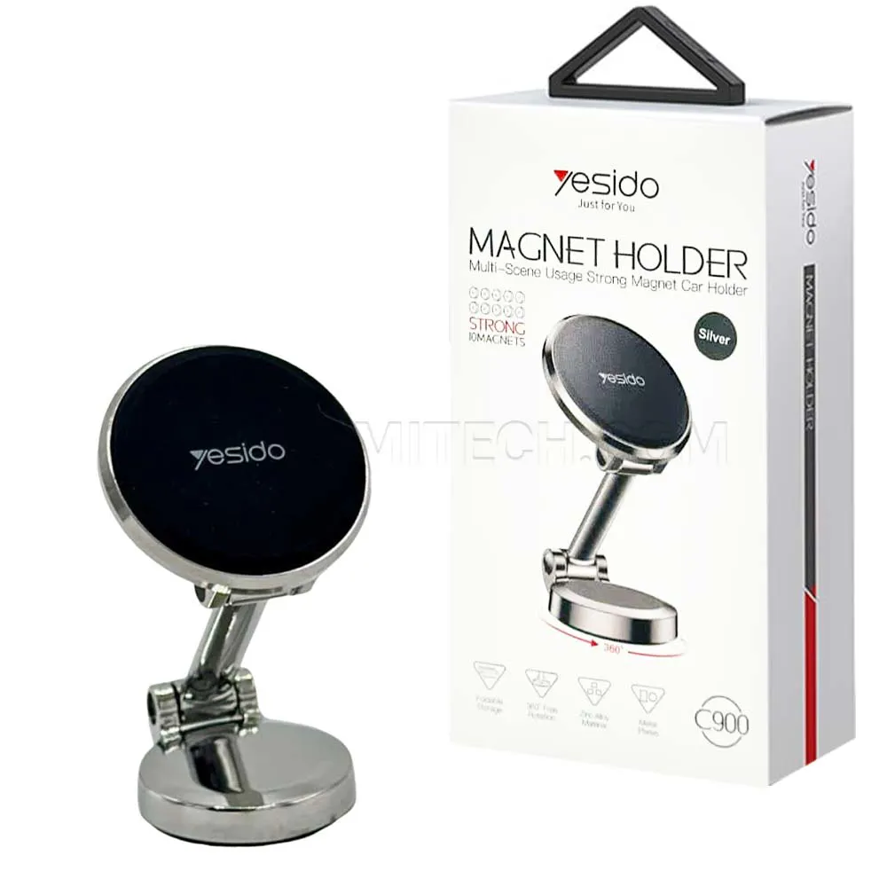 a3bbc0900eb18e97fbe043ce3340fcfddefddc6c2d5259241901cffb13683520.webp هولدر مگنتی موبایل یسیدو مدل Yesido C900