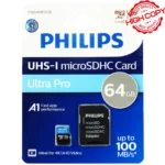 رم میکرو فیلیپس مدل PHILIPS 100MB V30U3 64G گارانتی مادام العمر