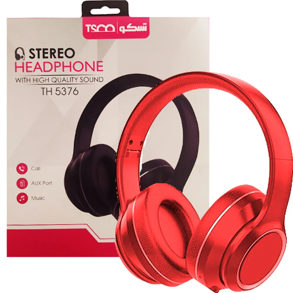 a43a5365f1ee26be5ee8aa69505f74b927a4227e3290a2f6f46516c38f30a9bf.webp هدست BT تسکو TH5376 قرمز