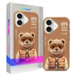 قاب اپل مدل Nimmy Cool Cute bear IPHONE 16