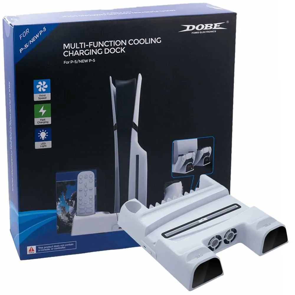 a71dc07230062d30b93c13f46761497338402a8c6d816aa22f5ed36b9bd00056.webp استند فن دار چند منظوره دابی مدل PS5 DOBE TP5-3532B Pro White سفید